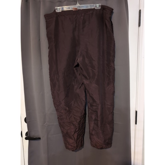 OutBrook Brown Lounge Pants, Women's Large Lightweight Pants, Comfy, Casual - Picture 2 of 9